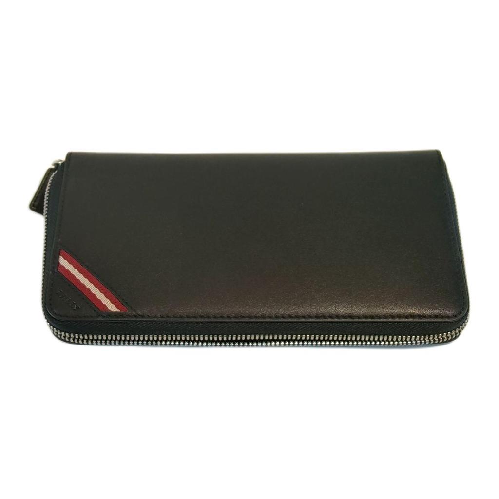 Bally Classic Versatile Embossed Logo Leather Clutch Men Clutch Black 6219907