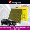 WESTGUARD Cabin Air Filter For MAZDA CX-7 CX7 2009-2013 2.2 2.5, 2006-2014 2.3 Air-Conditioner Car Refresher Car Accessories