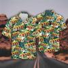 Delicious Sushi Shrimp Graphic Female Beach Shirts Hip Hop Hawaiian Rice Balls Lapel Blouse Fast Food Bento Shirt For Men Tops