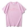 Korean Band Fashion Print Cotton T Shirt BLACK and PINK WORLD TOUR DEADLINE T-shirt Summer Short Sleeve  Unisex Streetwear