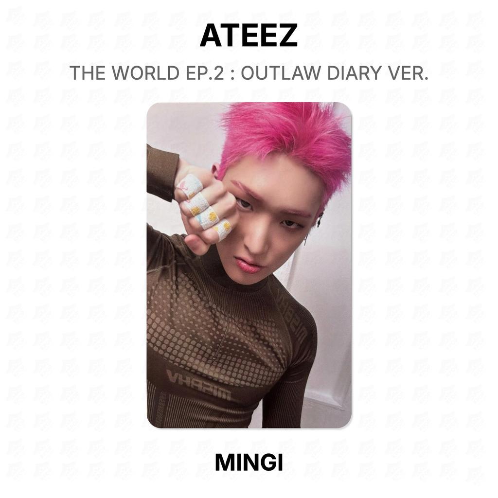 ATEEZ THE WORLD EP.2 : OUTLAW DIARY VER. Official Photocard