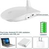 LED Schreibtischlampe, LED Leselicht mit USB-Kabel, 15 LEDs, 3 Helligkeitsstufen, Flexibel 360°, 1200mAh
