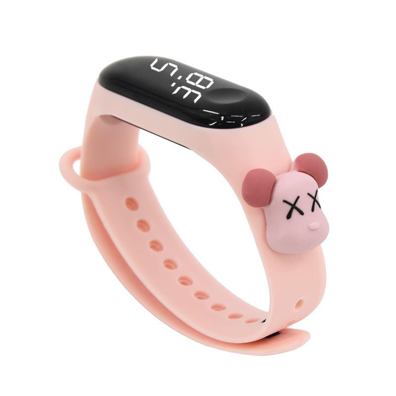 Waterproof LED Touch Cartoon Doll Watch for Kids and Adults - Student Sports Bracelet Gift