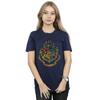 Harry Potter Womens/Ladies Hogwarts Houses Cotton Boyfriend T-Shirt