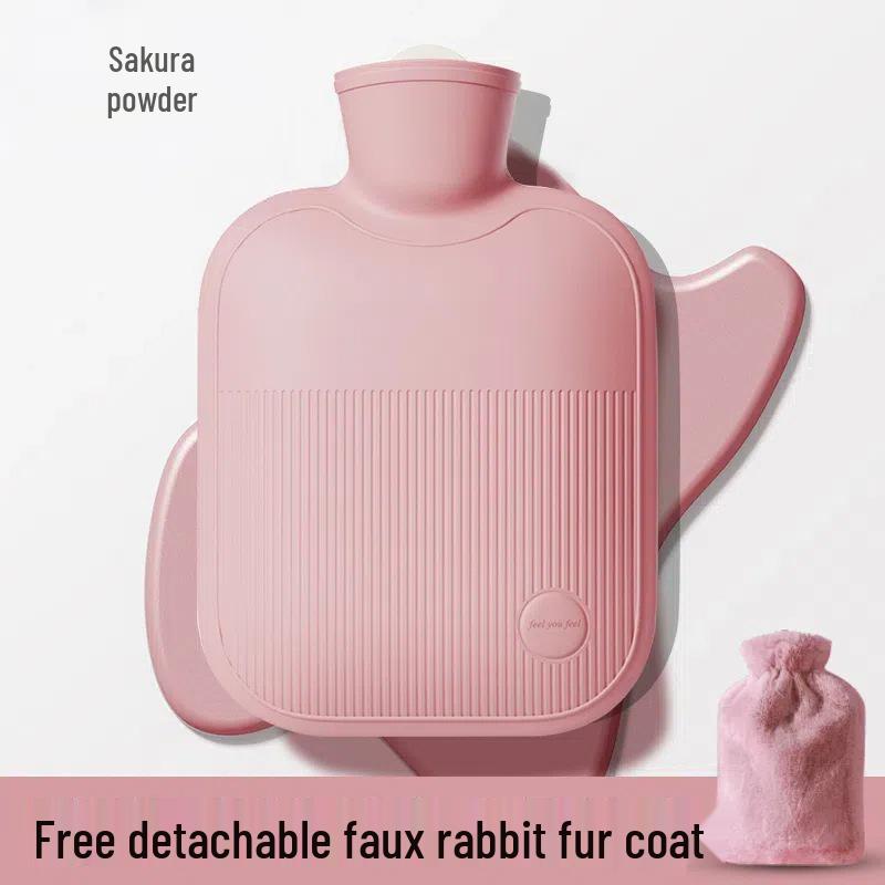 Women's Hot Water Bottle: Warm Compress for Belly - Available In Large & Small Sizes for Hand and Body Warmth