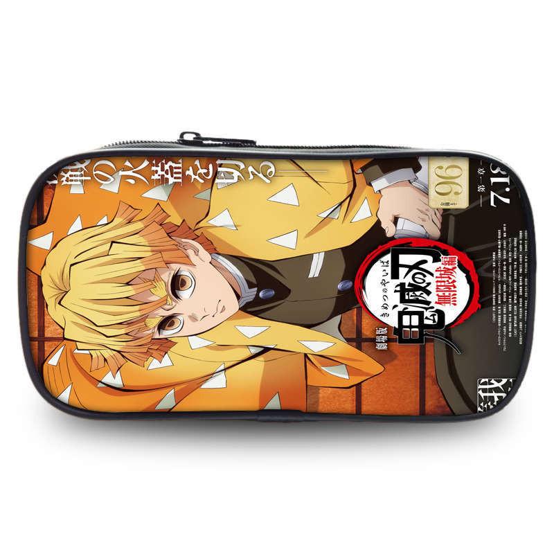 Demon Slayer Kimetsu No Yaiba Stationery Storage With Spacious Design For School And Gift Use