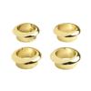 4Pcs 18/25MM Cable Hole Cover Computer Desk Cabinet Vent Decorative Ring Cable Outlet Port Wire Hole Cover Hardware Accessories