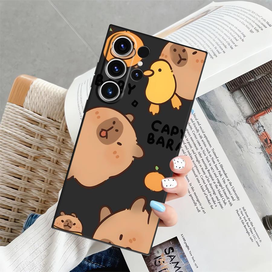 

Cute Capybara Case for Samsung Galaxy S25 S26 S20 Ultra S10 S9 Note 20 8 9 10 S24 Plus S23 S21 FE Funda Phone Cover Galaxy Note9
