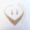 Europe, America, Fashion Light Luxury High-End Full Diamonds, Necklaces, Earrings, Jewelry Sets, Bridal Wedding Women'S Accessories