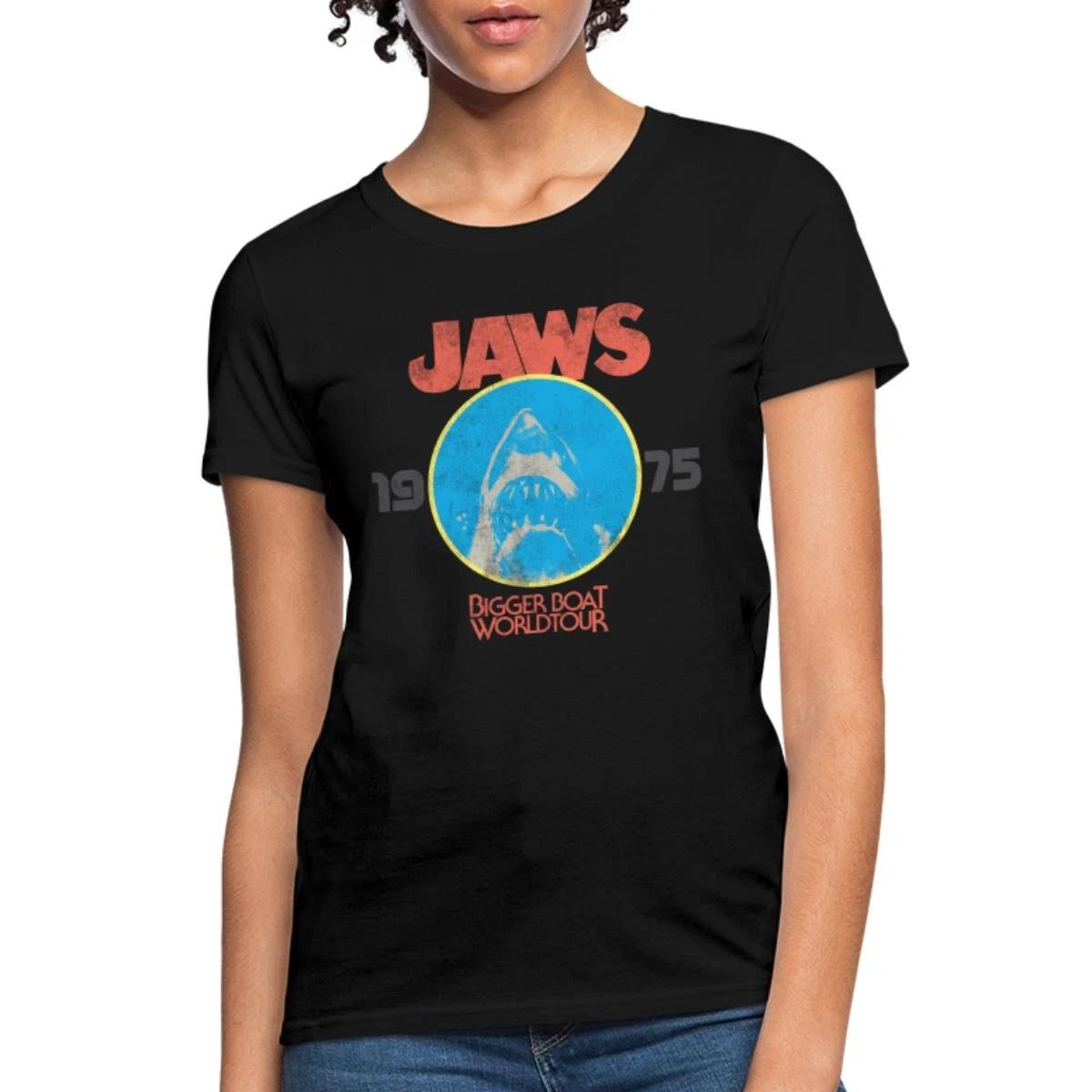 Jaws 1975 Bigger Boat Worldtour Women s T-Shirt XXXXL