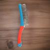 Stainless Steel Wire Brush for Removing Rust Welding Slag Dirt Paint Comfortable Plastic Handle Cleaning Tool