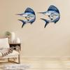 Wall Decoration Featuring Fish, with A Nautical Theme. Animal Ornament for The Living Room.