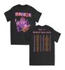 Peach Pit Band World Tour 2025 Cotton Double Sided T Shirt  Unisex T-Shirt