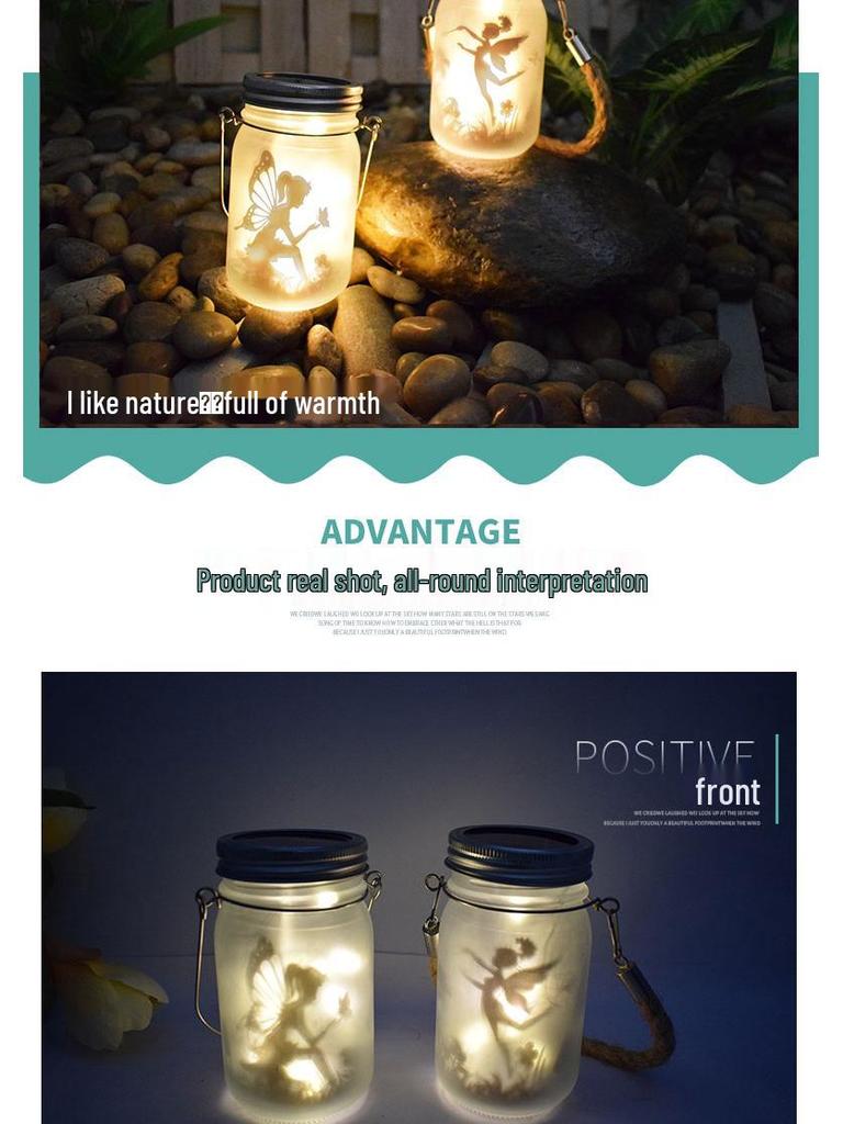 Waterproof Solar Fairy Bottle String Lights for Garden and Balcony Decoration
