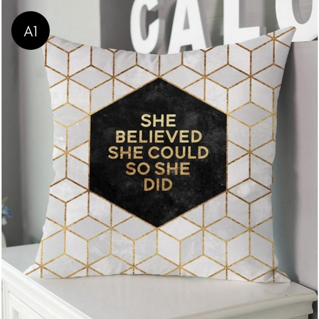 Homlly Minte Seat Cushion cover (x2pcs)