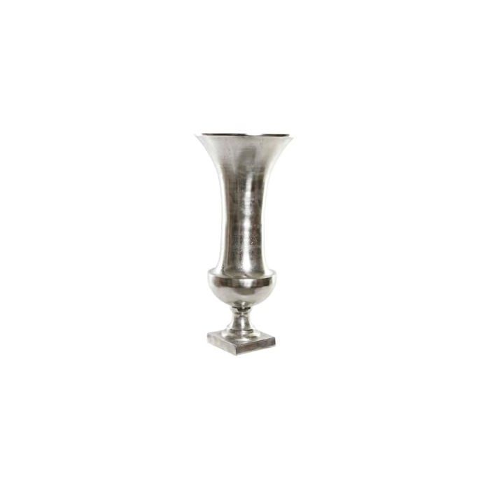 Vase moderne en aluminium - Home ESPRIT - Argenté - 28,5x28,5x61,5 cm - Multicolore - Décoration intérieure