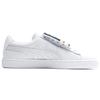 Basket Badge Casual Sneakers White Women's 369183-01