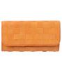 ZUCCHERO Women's Long Wallet, Large Capacity, Genuine Leather, Zucchero 48082, Brown