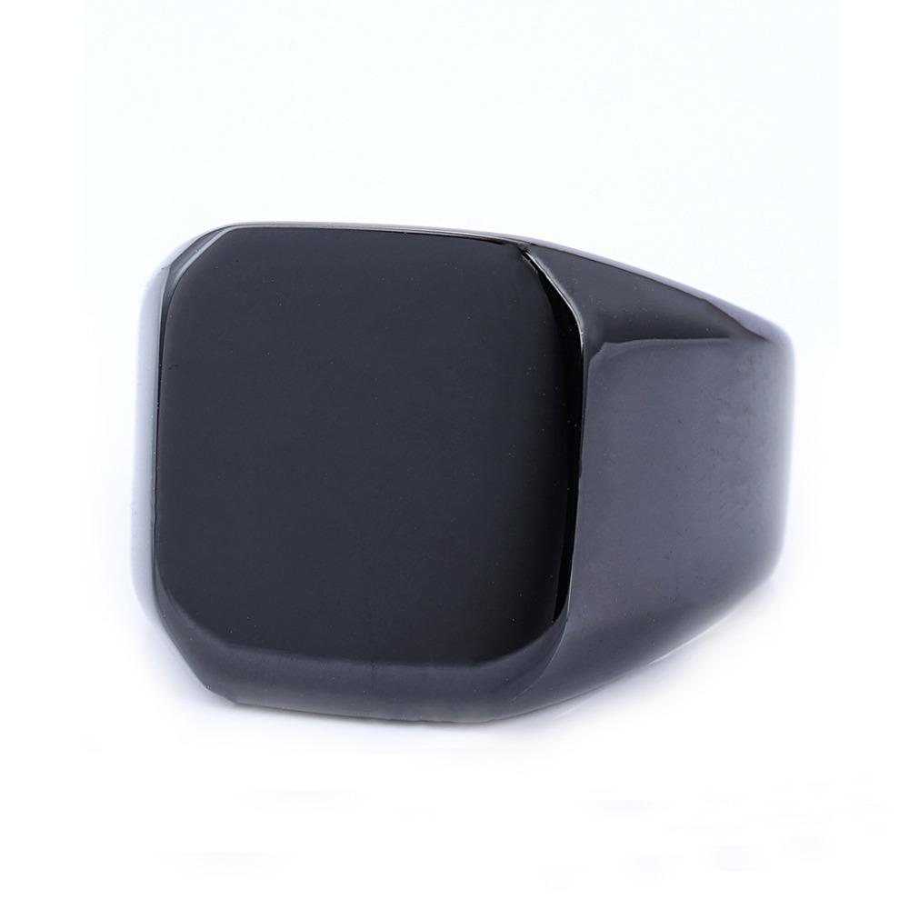 Nordic Vintage Round Square Irregular Smooth Ring Rust Free Fashion Jewelry for Women