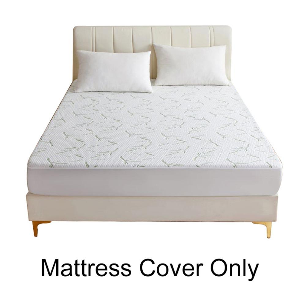 Waterproof Mattress Protector Breathable Cooling Mattress Cover Household Fitted Bed Sheet  Bedroom 38.98x74.80 in белый