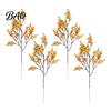 Reusable Harvest Festival Flower Stems Realistic Artificial Flowers for Autumn Home Decoration, Silk Floral Safe Faux Decor Pets Branches Halloween