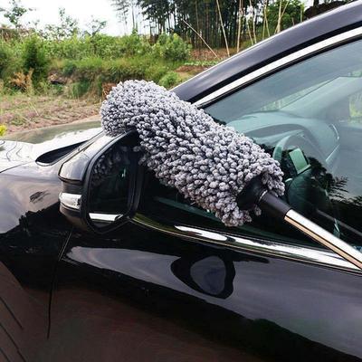 Auto Außen Staubwischer Teleskopisch Auto Schmutzreiniger Auto Nass- und Trockenreinigung Staubwischer Einziehbar Auto Staubentfernung Kehrer