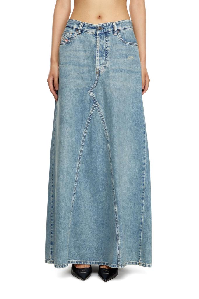 Denim Long Skirt A17537R68AI 01 Indigo Blue 23 [Diesel] Women's DE-PAGO-XR68AI