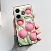 For Infinix Hot 40i Case Hot40i Fashion Marble Black Silicone Soft Phone Case For Infinix Hot 40i 40 i X6528B Back Cover Fundas
