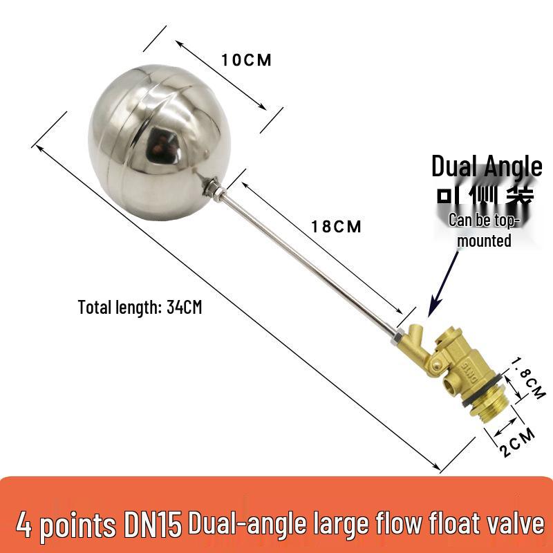 4-Point Stainless Steel Float Valve for Hot Water Dispenser and Rice Steamer