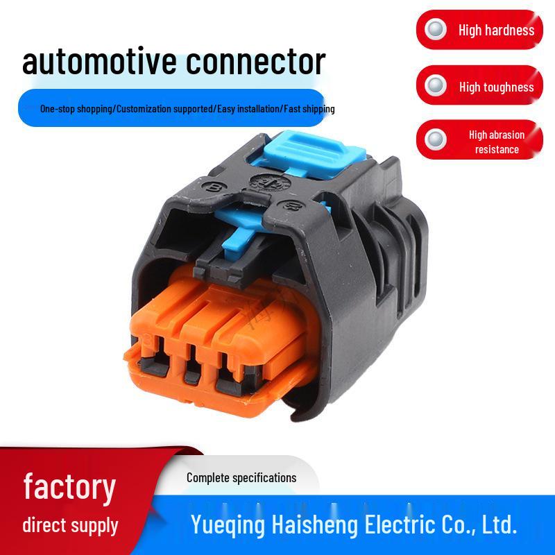 Automotive 3-Pin 3-Core Wiring Harness Connector Plug (1.5 Series) - Model 13847082