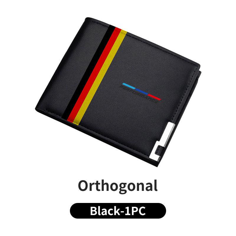 YMZD7 For BMW Men Wallet Car Logo Leather Purse Card Holder License E91 E92 E93 E60 F10 F30 E39 E36 E87 X3 X5 E70 E46 E90