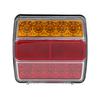 LED Taillight Rear Lamp Red Yellow Turn Signal Light Safety Warning for Trailer Truck