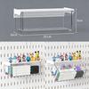 Desktop DIY Pegboard: Large Accessory Holder for Office or Home Desk, Clamp-Standing Storage, Hanging Rack, Countertop Decoration Display.