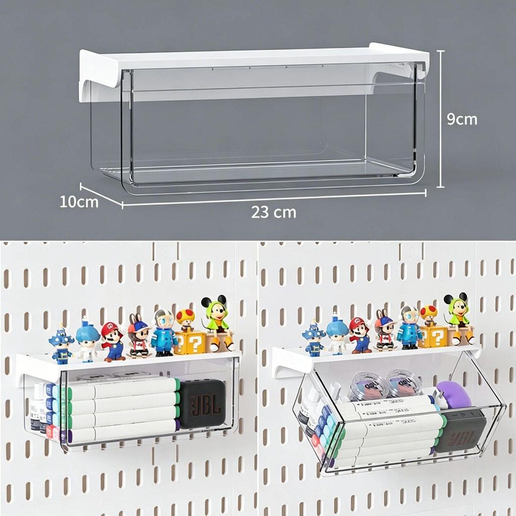 Desktop DIY Pegboard: Large Accessory Holder for Office or Home Desk, Clamp-Standing Storage, Hanging Rack, Countertop Decoration Display.