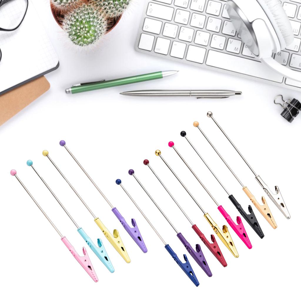 4/8Pcs Metal Wire Alligator Clip Memo Clips Metal Note Clips Long-Tailed Alligator Clamp Photo Holder Clip for DIY Card