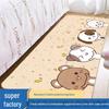 Cartoon Floor Mat: Long Modern Bedside Carpet for Bedroom & Living Room
