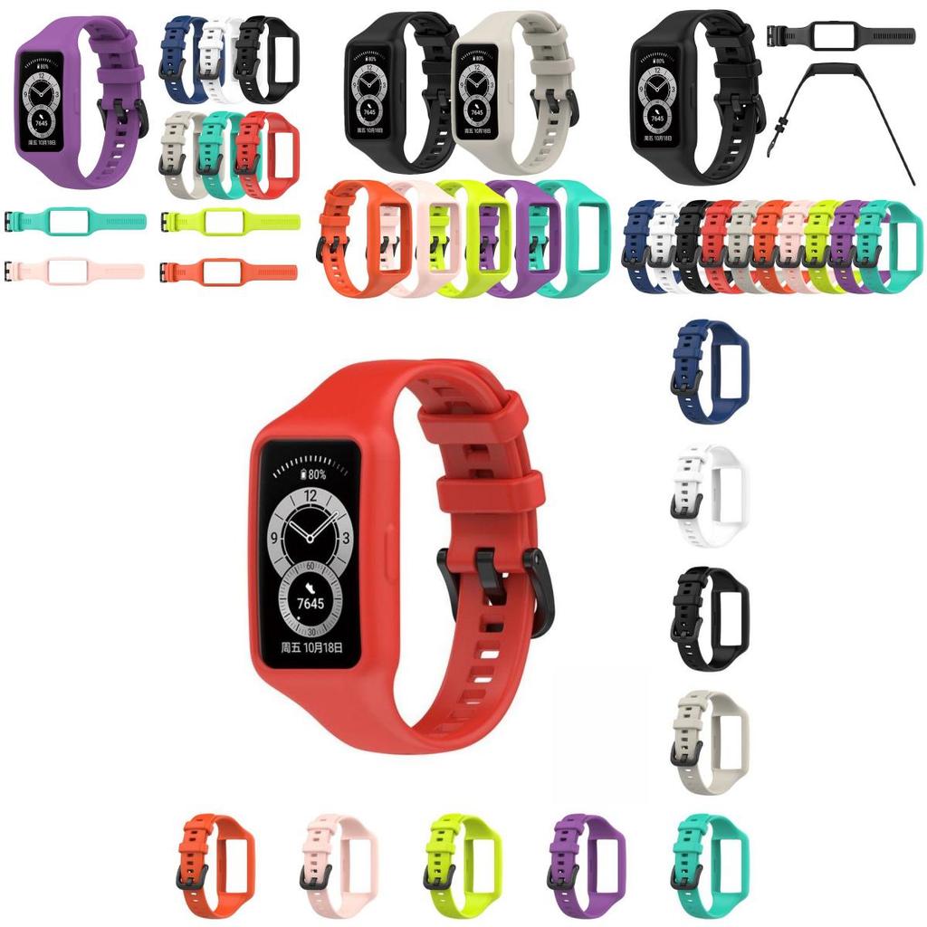 Silikon-Sportarmband mit Vollabdeckung für Huawei Honor Band 6 Stilvoll und Langlebig!