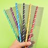 16/19/20/25cm Pet Dog Comb Bright Multi-Colored Stripe Grooming Comb Stainless Steel Straight Comb For Dog Cat Grooming Toolts