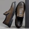 Herfst nieuwe heren business casual leren schoenen heren trend lage werkschoenen mode board schoenen