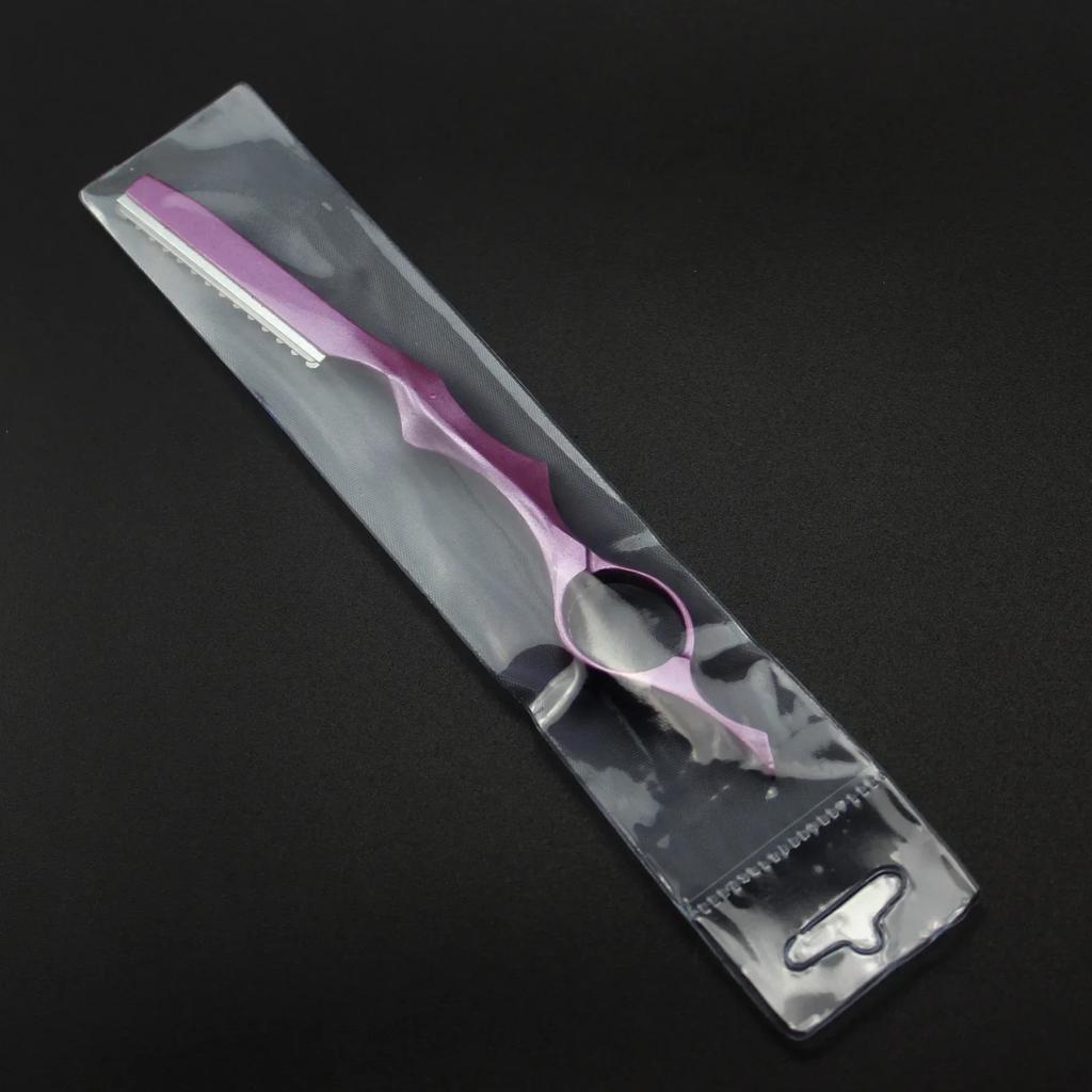 Haarschneidemesser Ausdünner Ausdünnungsmesser 10 Klingen Rasiermesser Rasiermesser Friseursalon Rasiermesser Stick Haarschneider Rotierendes Barbier-Set