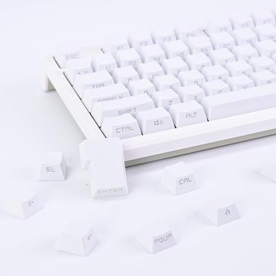 Keycaps 130 Keys Double Shot Cherry Profile Side Engraving Light Transmitting PBT Custom Keycap Set for Mechanical Keyboards Cherry Gateron MX