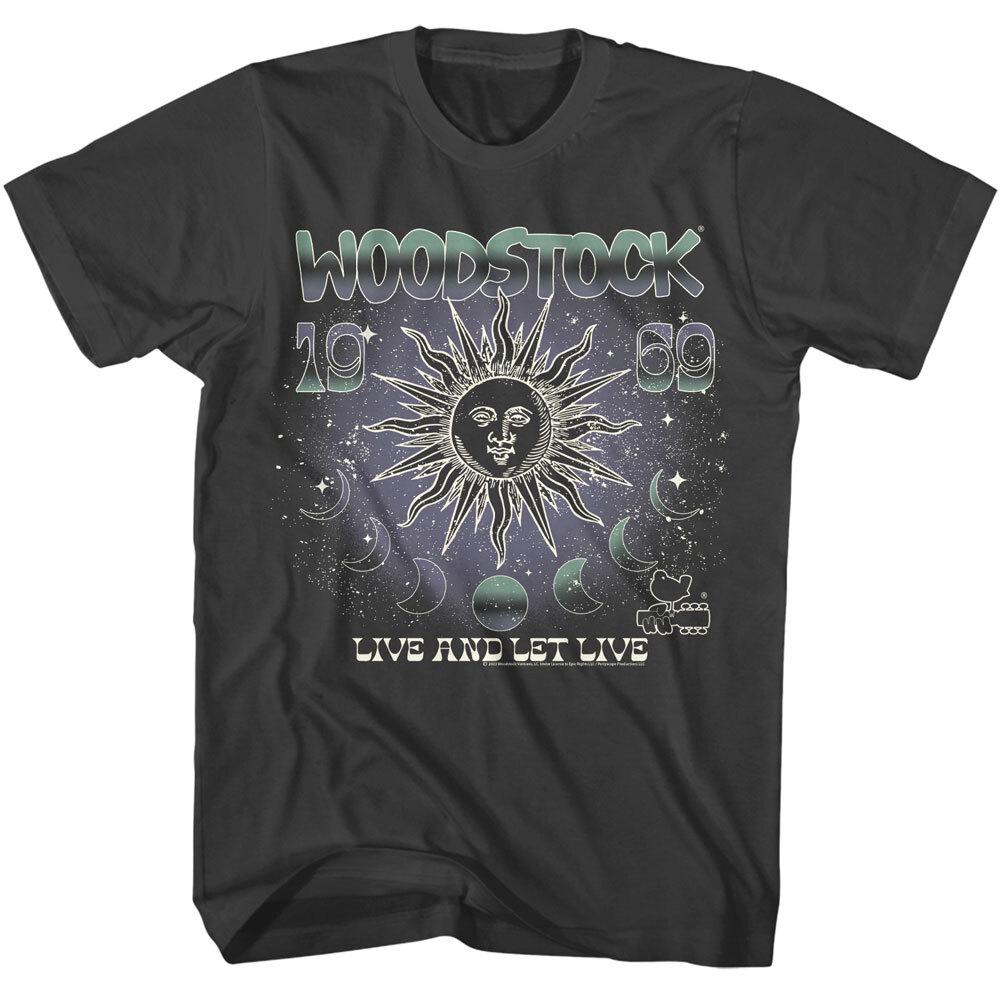Woodstock Sun & Moon Phases 1969 Men s T Shirt Rock & Soul Music Merch Unisex T-Shirt XXXXL