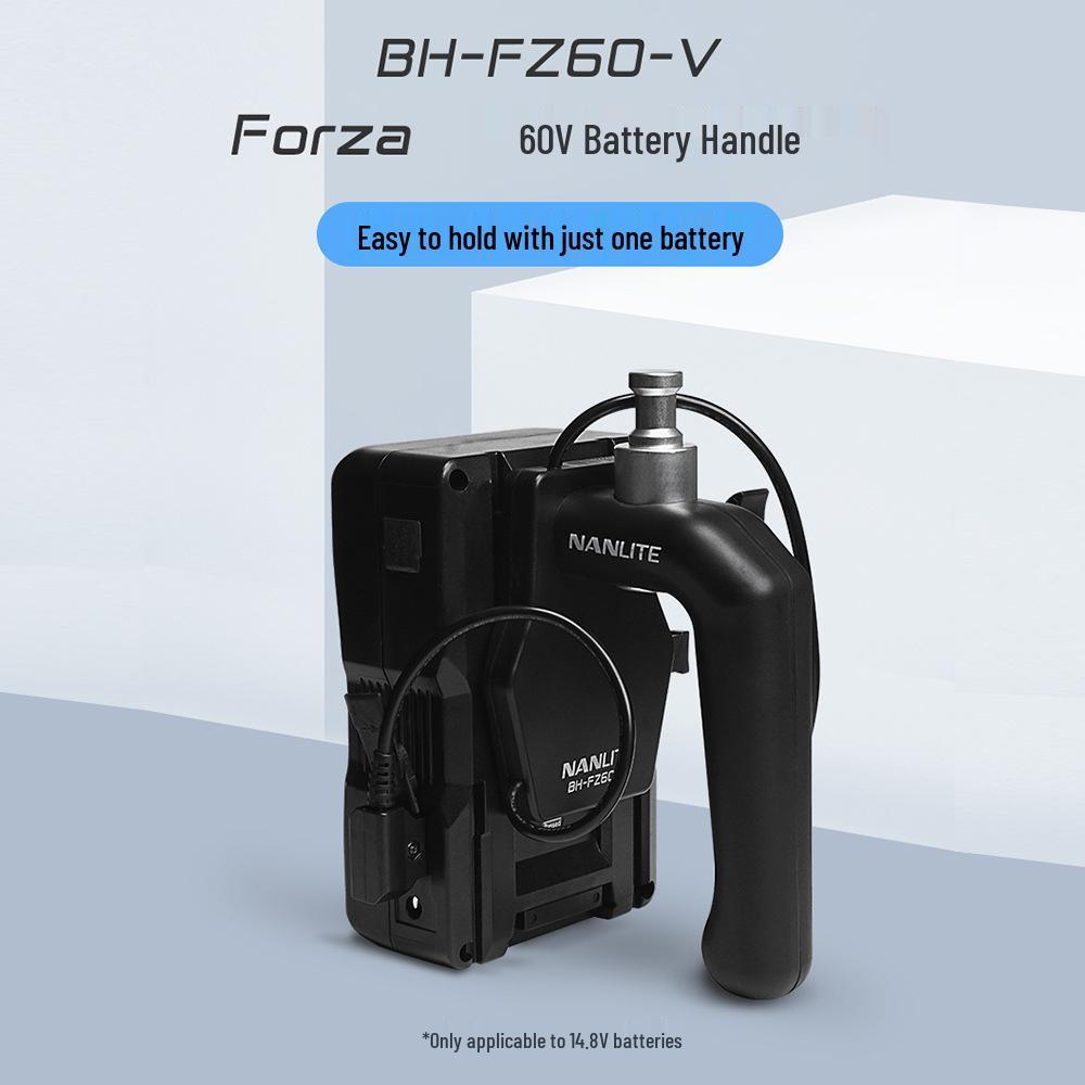 Nanlite BH-FZ60-V V-Mount Battery Grip for Forza60/60B Outdoor Lighting V-mount Battery Grip
