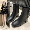 Fashion High Heels Ankle Women's Boots Pointed Toe Sexy Shoes for Women 2025 New Side Zip Classic Daily Boots Women Boots Botas Heels