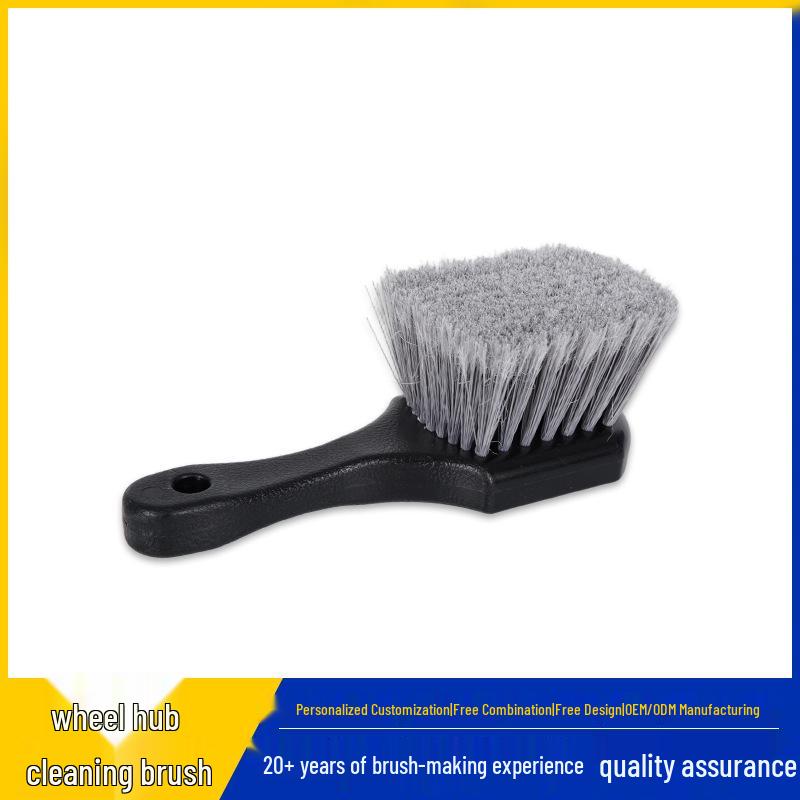 

Nylon Tire Detailing Brushes: Long & Hard Bristles for Car Tires & Floor Mats 22cm x 7.5cm