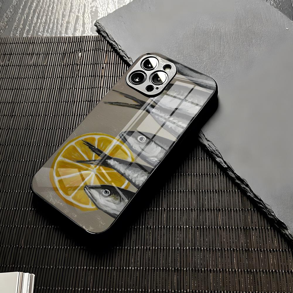 

Carp Fishing Fish Phone Case For Iphone 16 15 13 12 14 11 Pro Max Mini X Xr Xs 8 7 Couple Puls 6 Glass Funda Cover iPhone12