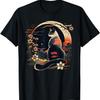 Kawaii Cat Anime Japanese Retro Men Women Kids Funny Cat T-Shirt