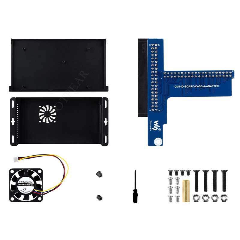 Raspberry Pi CM5 IO Expansion Board Case with Fan for Compute Module 5