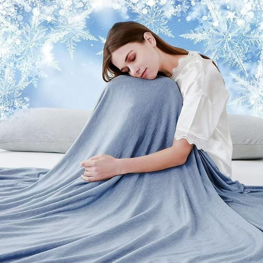 Skin-friendly Summer Thin Quilt Breathable Air-Conditioned Duvet Durable Cooling Blanket Bedroom