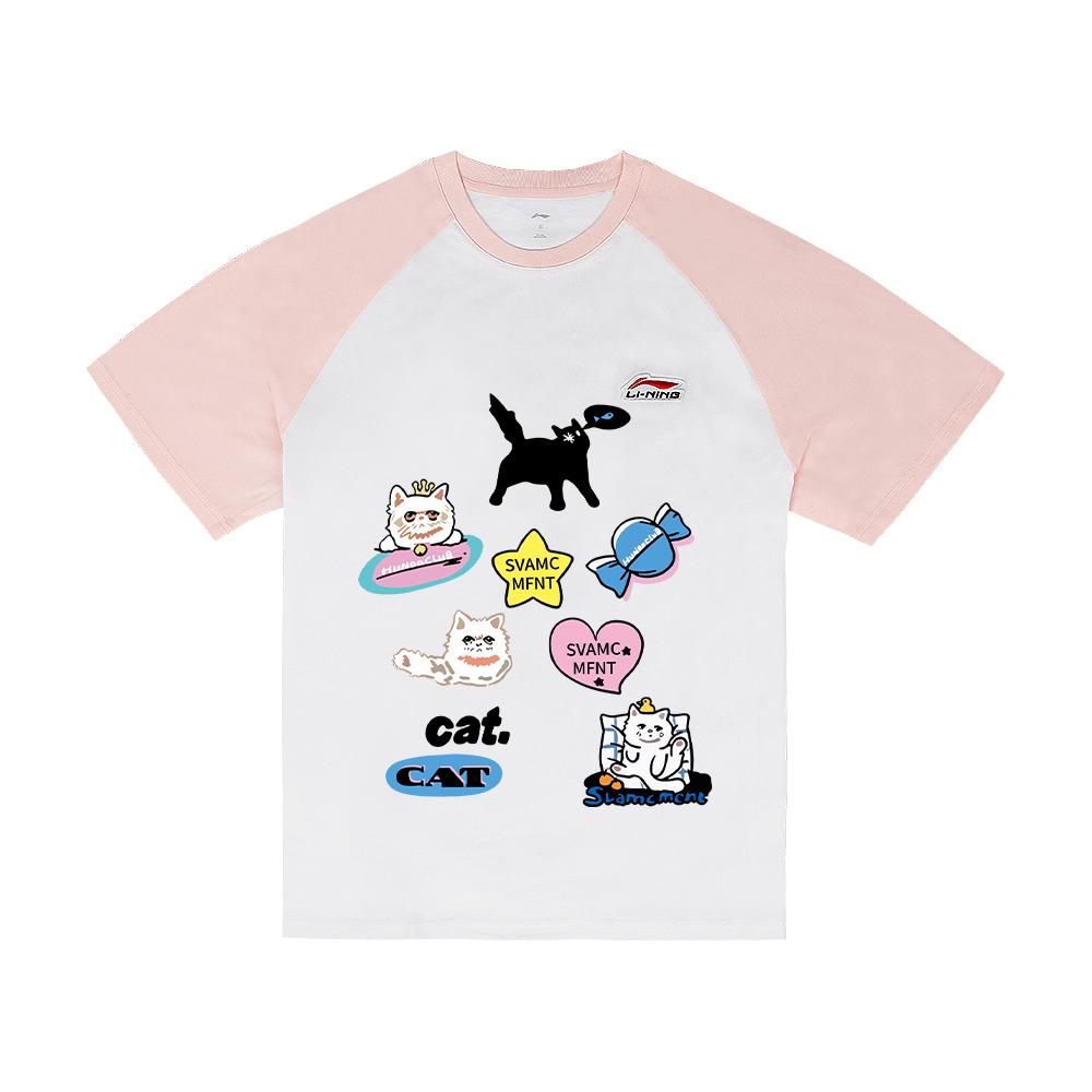 Li Ning Short Sleeved T Shirts Unisex YHSU169-3 XS